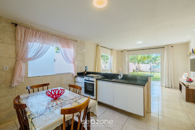 Casa 3Qts c/ piscina e churrasqueira! - PDA0010