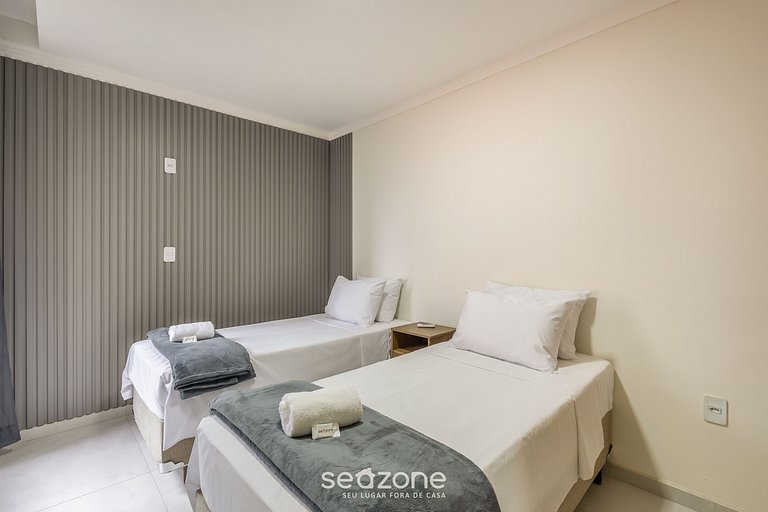 Apto com churrasqueira a 70m da Praia - MTA0201