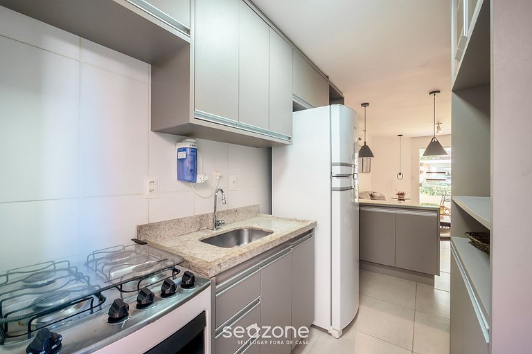 Apto Porto Smeralda Guarajuba c/ varanda - PSMC003