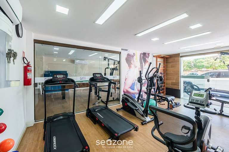 Apto Porto Smeralda Guarajuba c/ varanda - PSMC003