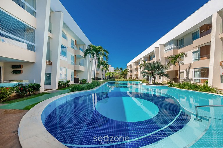 Apto Porto Smeralda Guarajuba c/ varanda - PSMC003