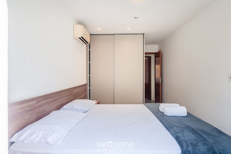 Apto Porto Smeralda Guarajuba c/ varanda - PSMC003