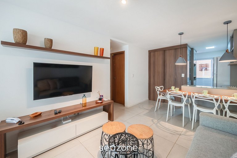 Porto Smeralda Guarajuba Apto con balcón - PSMC003