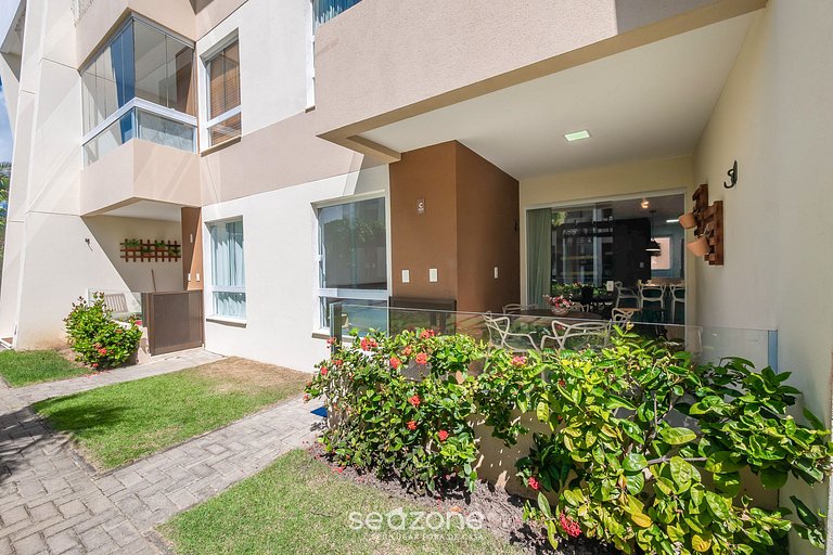 Apto Porto Smeralda Guarajuba c/ varanda - PSMC003