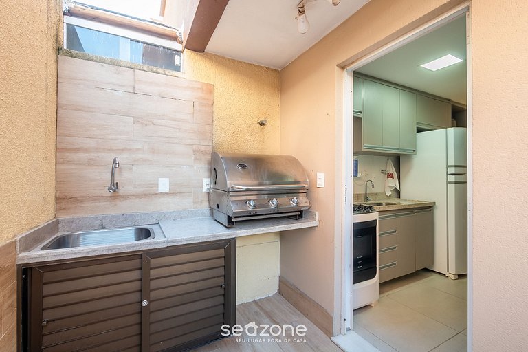 Apto Porto Smeralda Guarajuba c/ varanda - PSMC003