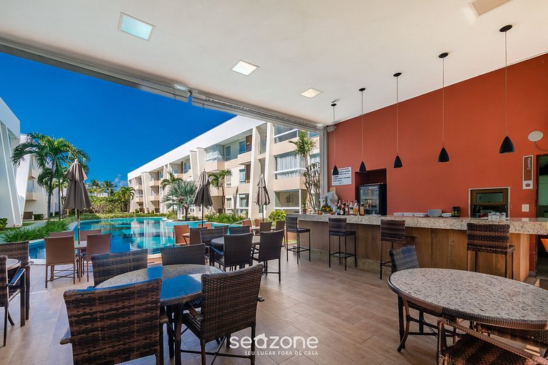 Porto Smeralda Guarajuba Apto con balcón - PSMC003