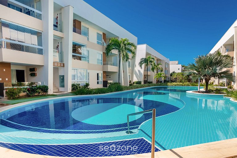 Apto Porto Smeralda Guarajuba c/ varanda - PSMC003