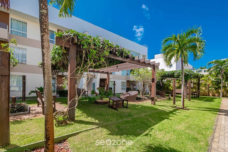 Apto Porto Smeralda Guarajuba c/ varanda - PSMC003