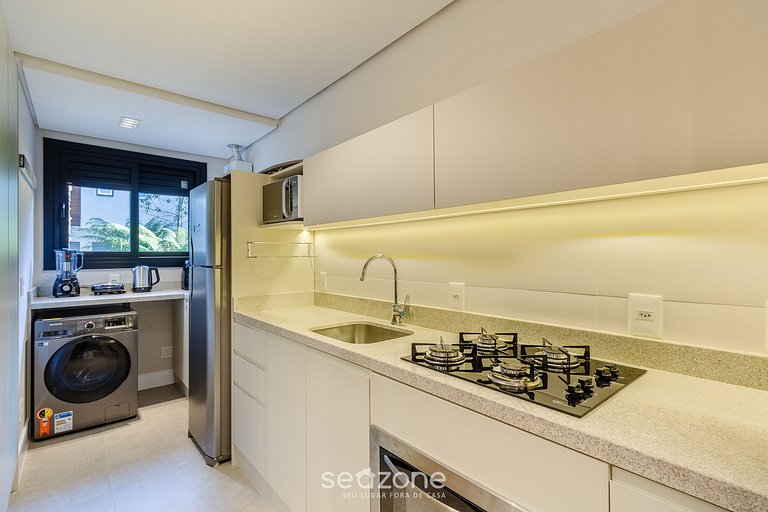 Apto c/ varanda no coração de Gramado - MLU0306