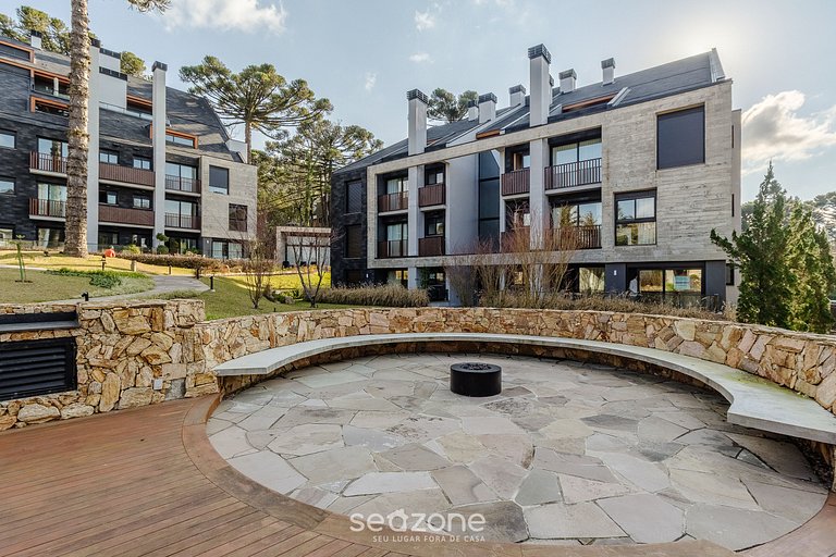 Apto c/ varanda no coração de Gramado - MLU0306