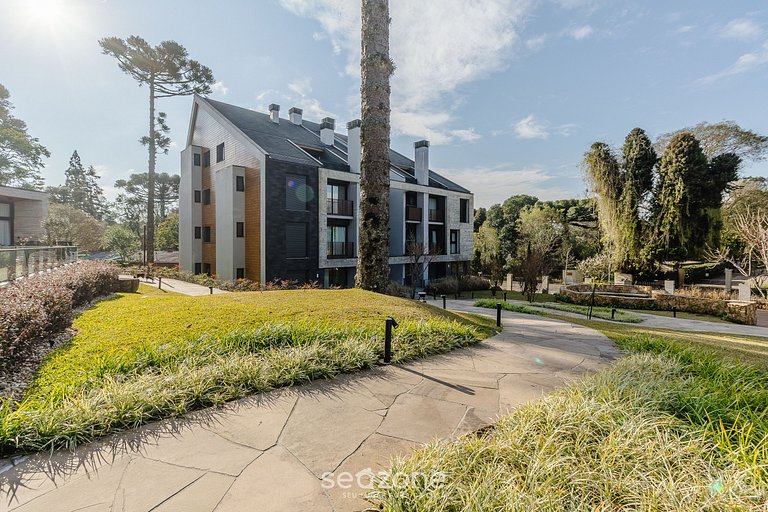 Apto c/ varanda no coração de Gramado - MLU0306