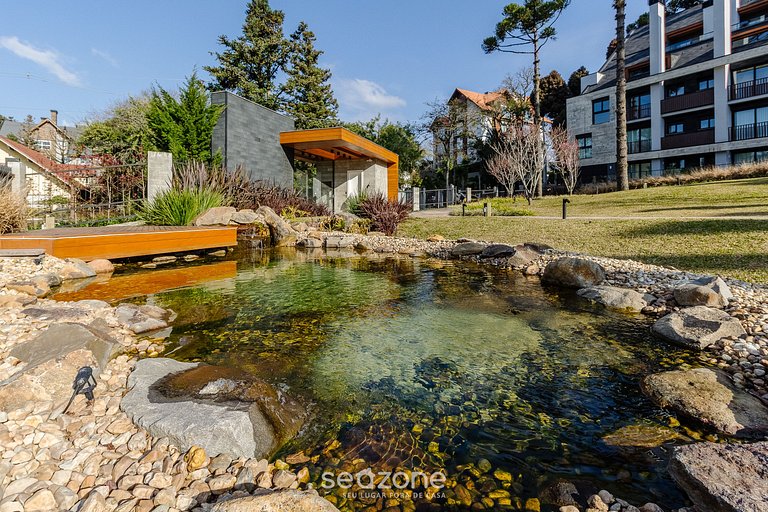 Apto c/ varanda no coração de Gramado - MLU0306