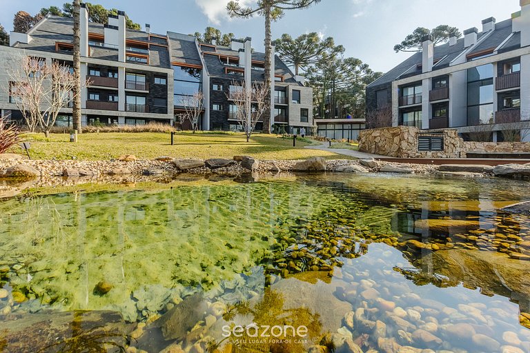 Apto c/ varanda no coração de Gramado - MLU0306