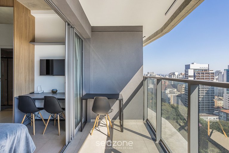 Estudio en Cond. c/ Piscina en Paraíso ONP1716