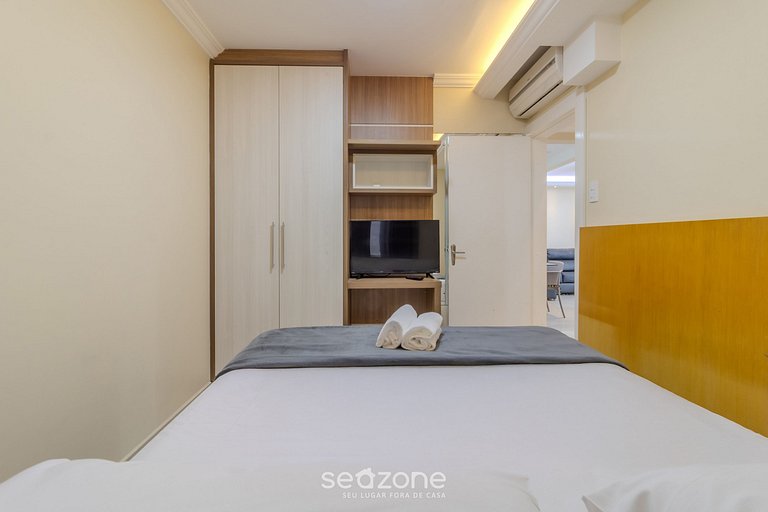 Apto completo 2Q a Beira-mar ESE0102