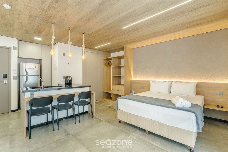 Studio con vista lateral al mar en Maceió NWT0802