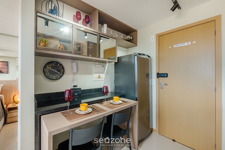 Studio Moderno a 290m do Mar - HOA0704