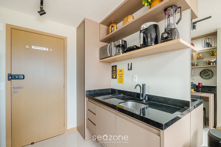 Studio Moderno a 290m do Mar - HOA0704