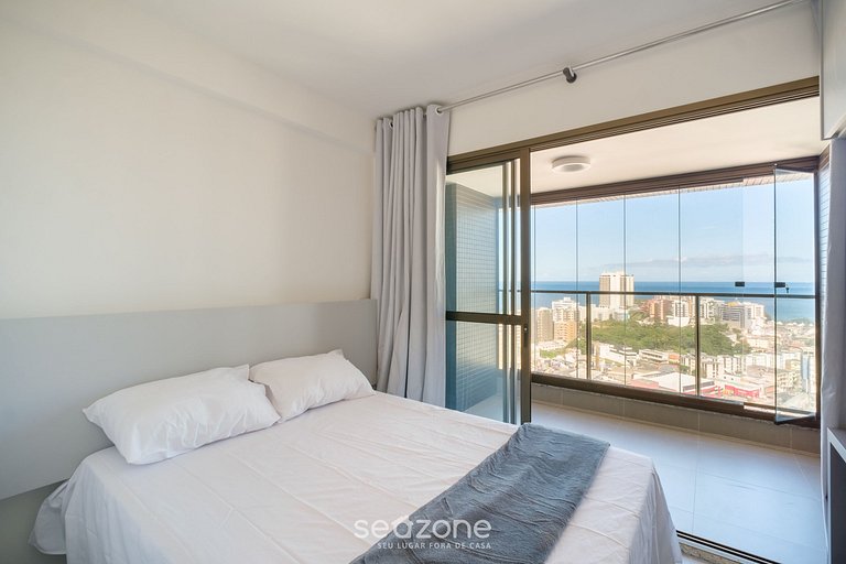 Conforto Vista Mar em Cond. c/ Piscina EDF1707