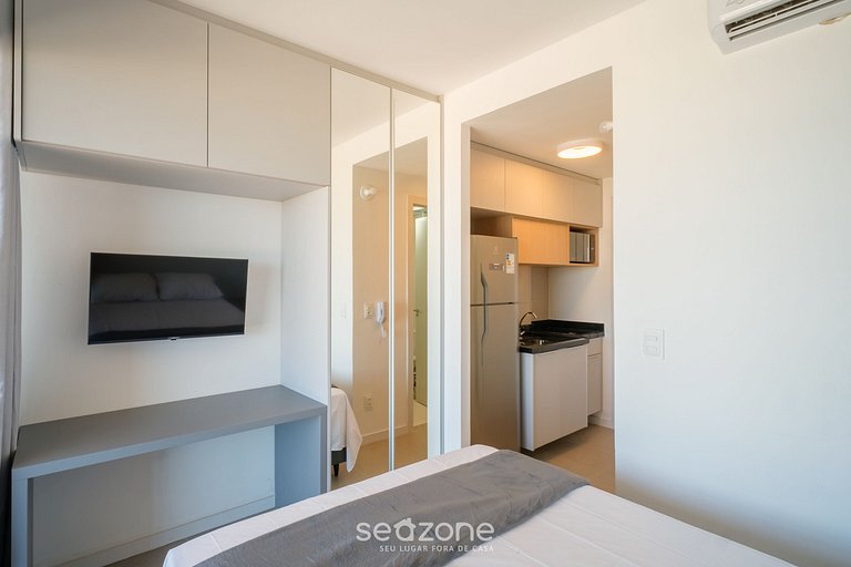 Conforto Vista Mar em Cond. c/ Piscina EDF1707