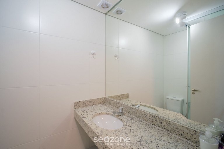 Conforto Vista Mar em Cond. c/ Piscina EDF1707