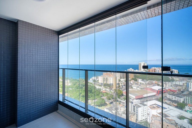 Conforto Vista Mar em Cond. c/ Piscina EDF1707