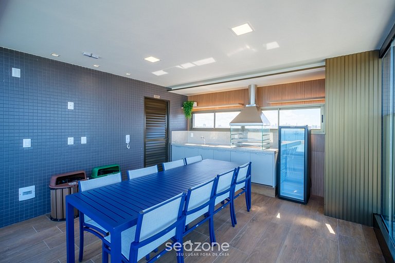 Estudio vista al mar en condo. c/ piscina EDF1707