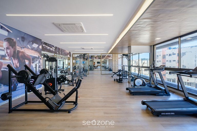 Conforto Vista Mar em Cond. c/ Piscina EDF1707