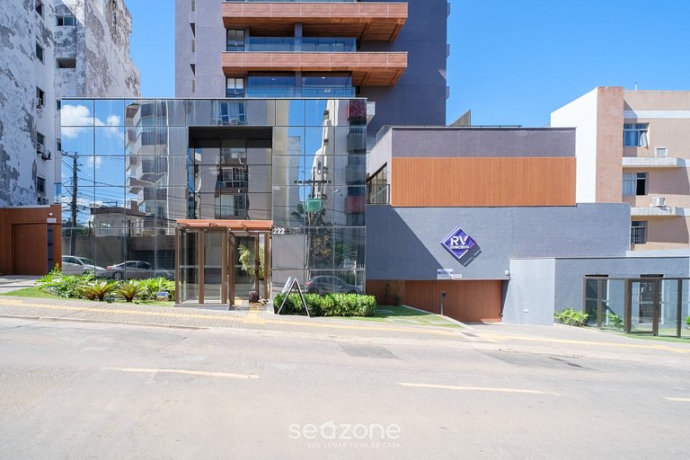 Conforto Vista Mar em Cond. c/ Piscina EDF1707