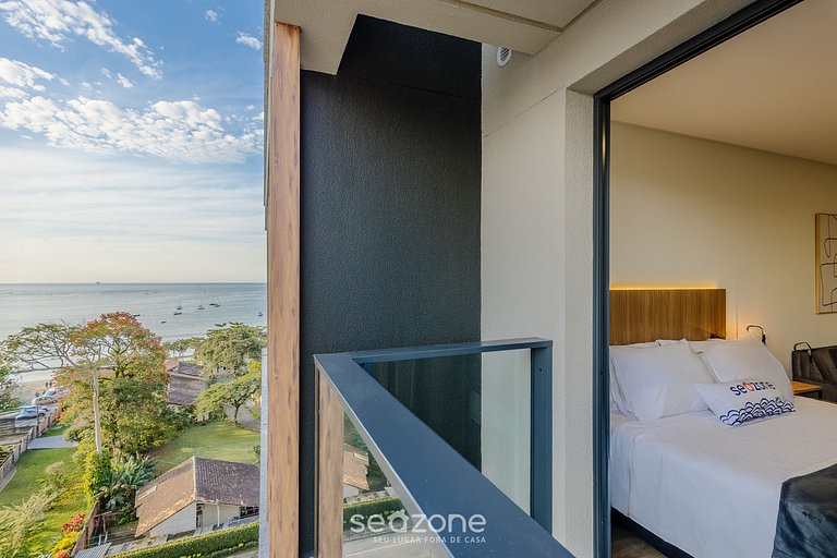 Apto c/ balcón a 50m de la Playa, Armação PSOA0807