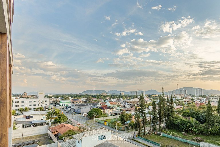Apto c/ balcón a 50m de la Playa, Armação PSOA0807
