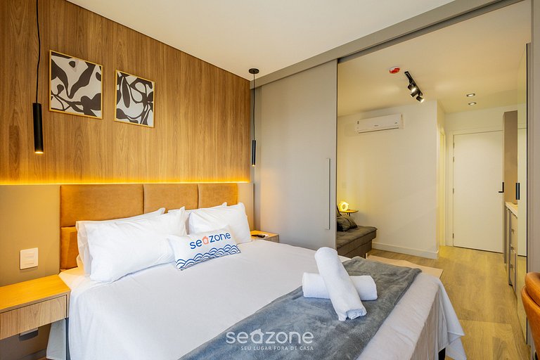 Estúdio Completo c/ Vista Mar Lateral PSO1006