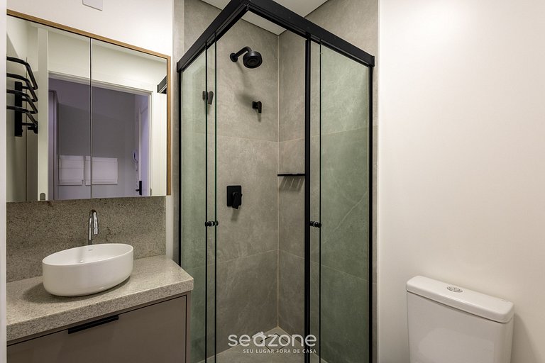 Estúdio Completo c/ Vista Mar Lateral PSO1006