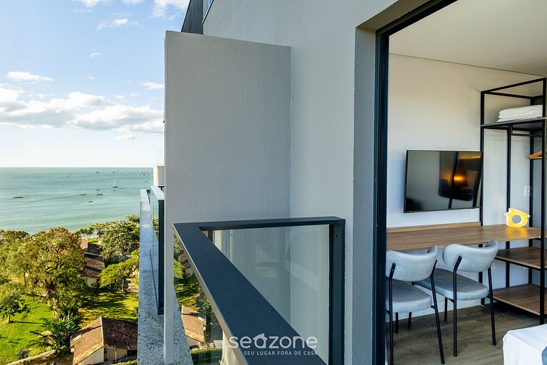 Studio a 50 metros da praia em condomínio PSOB1103