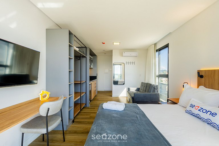 Estúdio Vista Mar a 50m da Praia PSO0504