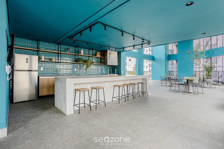 Studio em Cond. c/ piscina prox. do metrô ENP0607