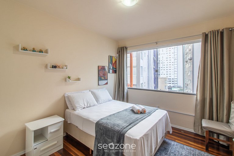 Apto Vista Mar Lateral a 50m da Praia MRD0061