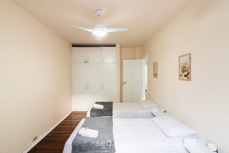 Apto Vista Mar Lateral a 50m da Praia MRD0061