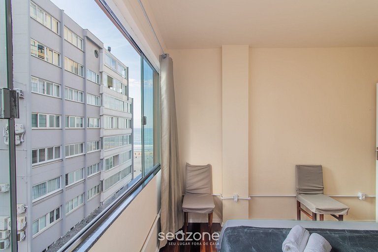 Apto Vista Mar Lateral a 50m da Praia MRD0061