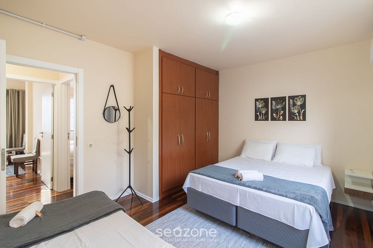 Apto Vista Mar Lateral a 50m da Praia MRD0061