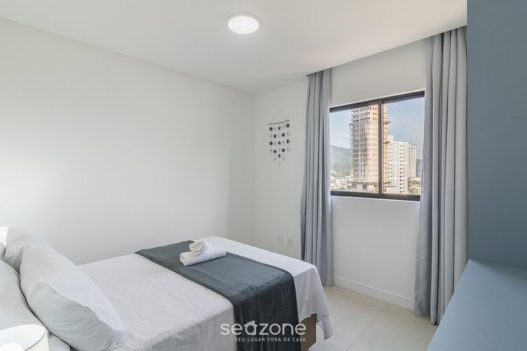 Apto c/ Churrasqueira a 550m da Praia UPS1002