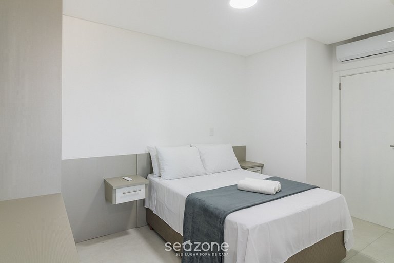 Apto c/ Churrasqueira a 550m da Praia UPS1002