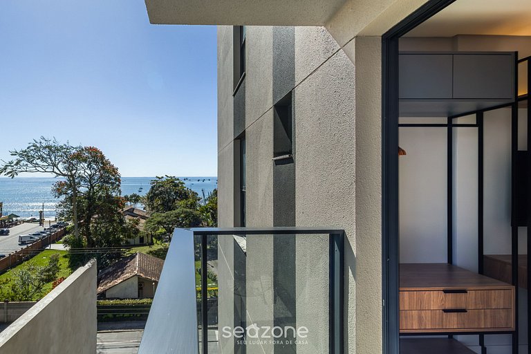 Estúdio Vista Lateral Mar 50m da Praia PSO0505