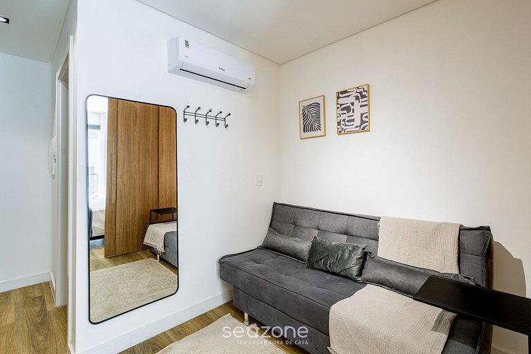 Estúdio Vista Lateral Mar 50m da Praia PSO0505