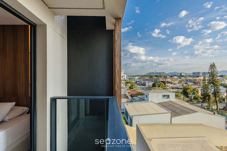 Apto c/ balcón en cond. c/ piscina, Penha PSOB0607