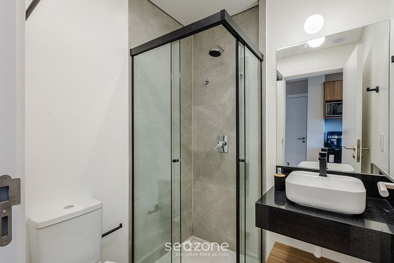 Apto c/ balcón en cond. c/ piscina, Penha PSOB0607