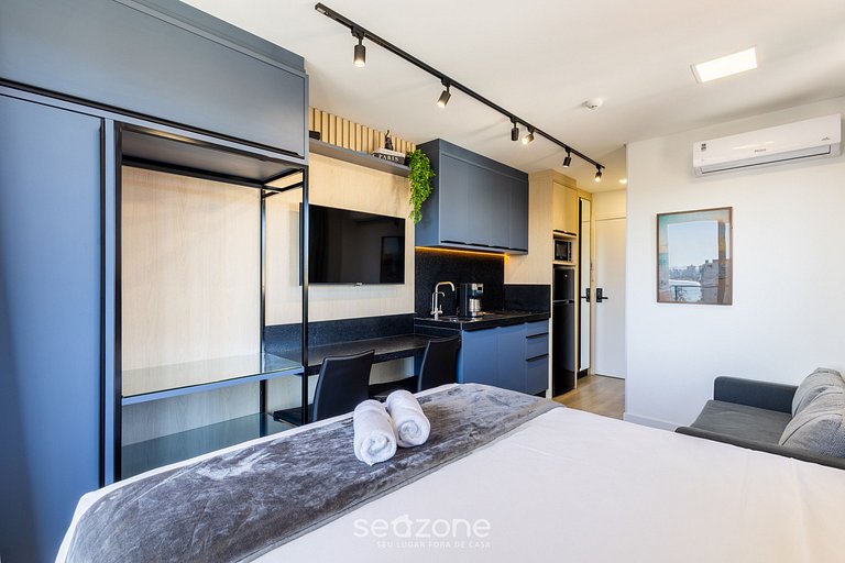 Studio a 50m do mar e próx do Beto Carrero PSO1009