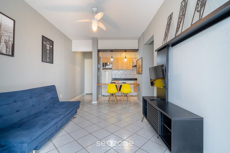 Apto c/ Churrasqueira a 230m da Praia ZIO0201