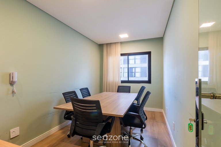 Apto 1 Quarto c/ Ar a 120m da Praia ESB0310