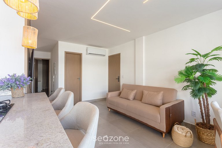 Apto vista piscina y a minutos del mar VLL0001